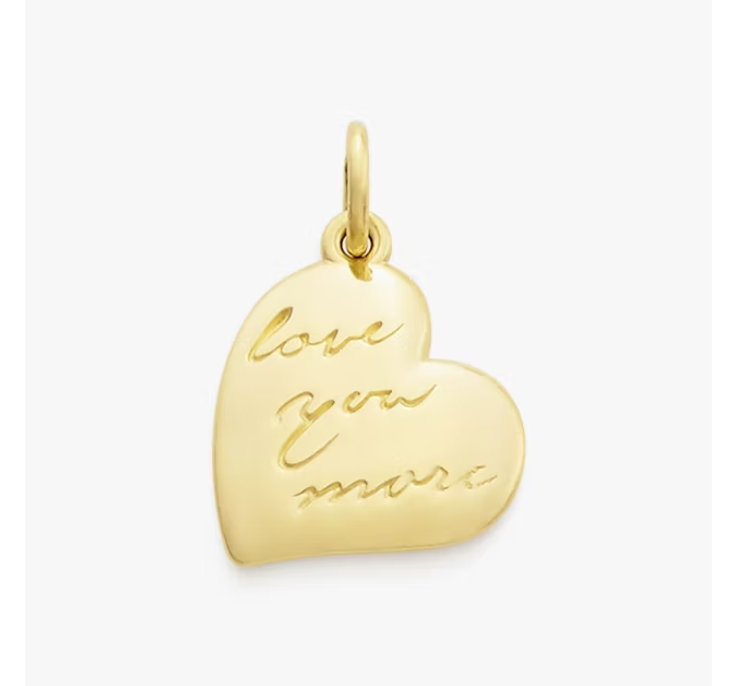 "Love You More" Charm