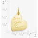 "Love You More" Charm