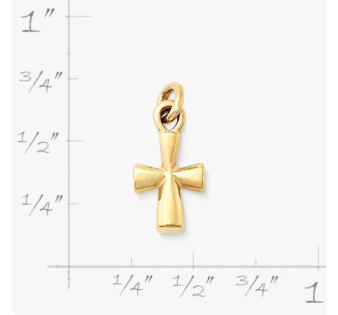 Small St. Teresa Cross Charm