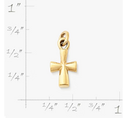 Small St. Teresa Cross Charm
