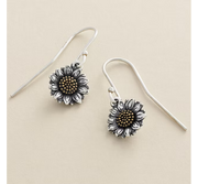 Wild Sunflower Dangle Earrings