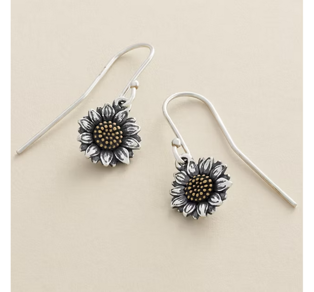 Wild Sunflower Dangle Earrings