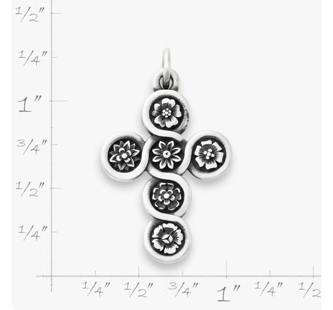 Flowering Cross Pendant