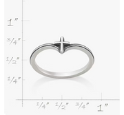 Chevron Cross Ring
