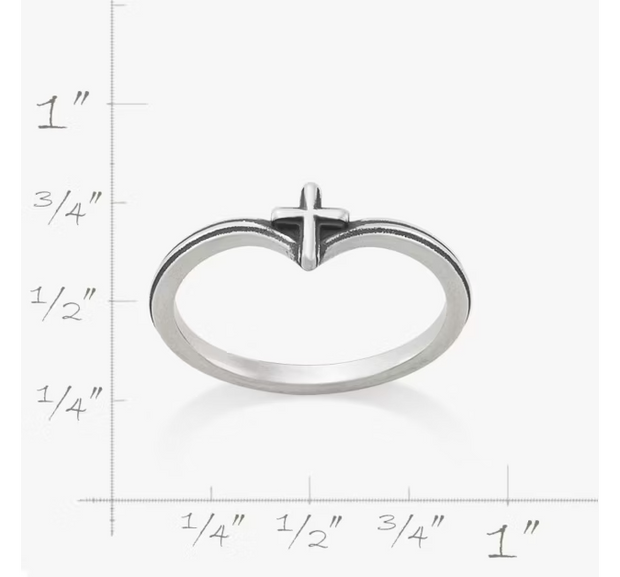 Chevron Cross Ring