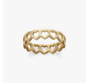 Tiny Hearts Ring