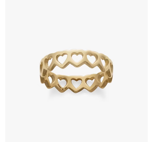 Tiny Hearts Ring