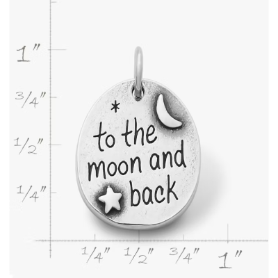 "To the Moon and Back" Charm