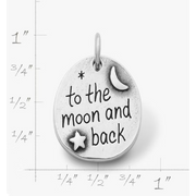 "To the Moon and Back" Charm