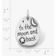 "To the Moon and Back" Charm