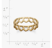 Tiny Hearts Ring
