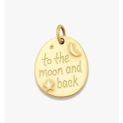 "To the Moon and Back" Charm