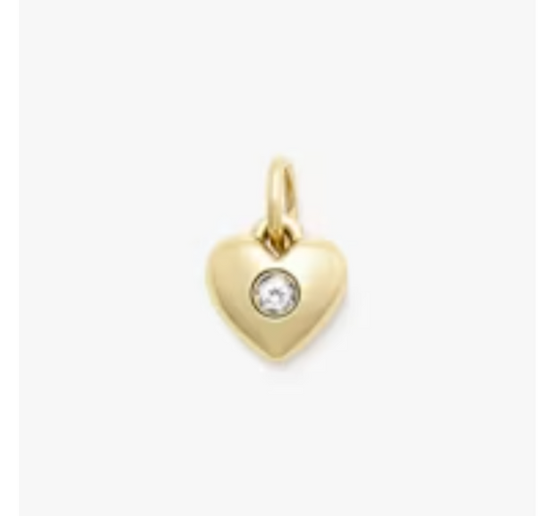 Keepsake Heart Birthstone Charm