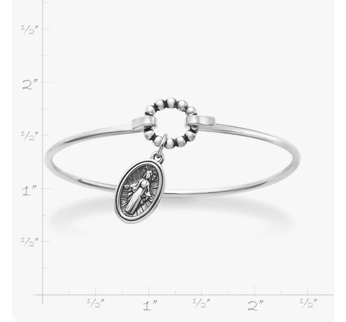 Virgin Mary Hook-On Bracelet