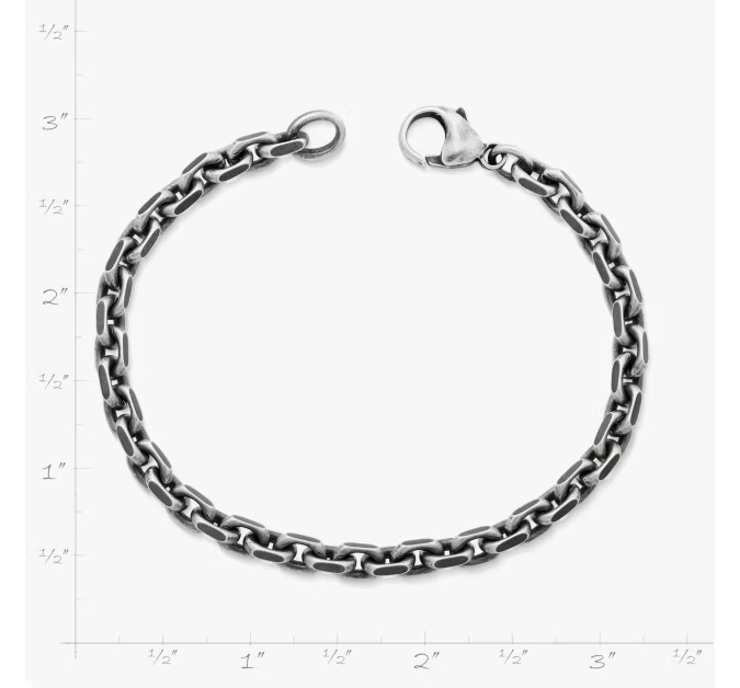 Forged Cable Link Bracelet