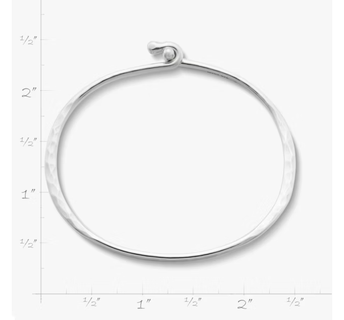 Hammered Hook-On Bracelet