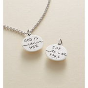 "God Is Within Her" Charm