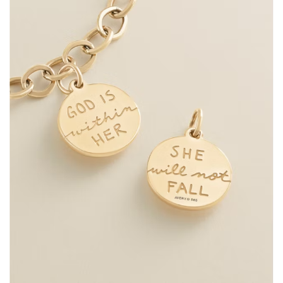 "God Is Within Her" Charm