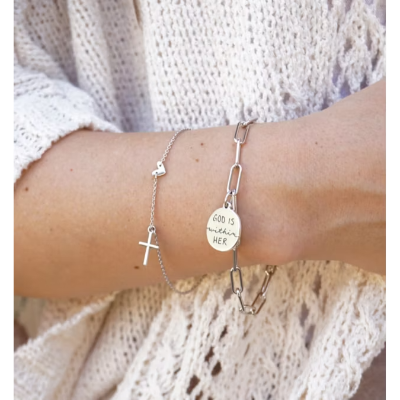 "God Is Within Her" Charm