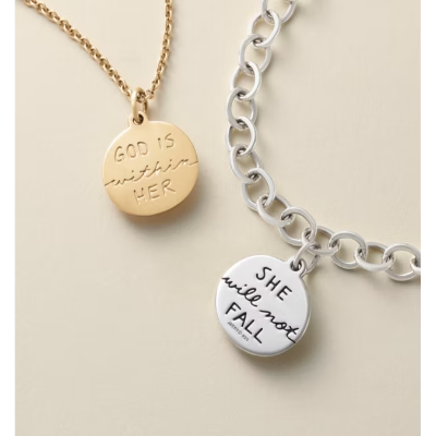 "God Is Within Her" Charm