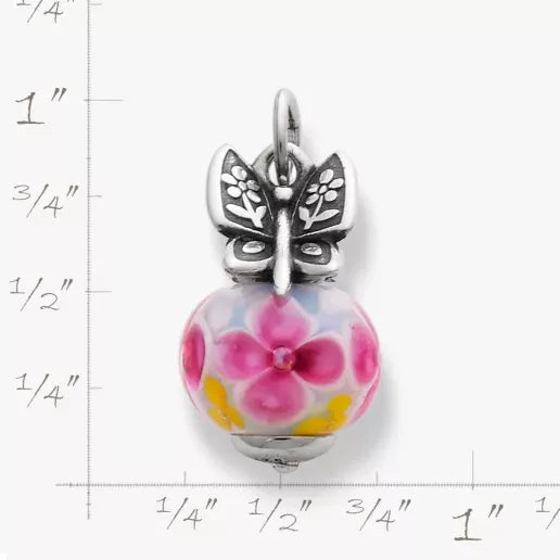 Mariposa Art Glass Charm
