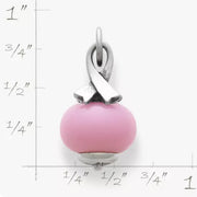 Awareness Ribbon Art Glass Charm