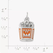Enamel Whataburger French Fries Charm