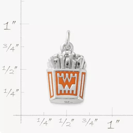 Enamel Whataburger French Fries Charm