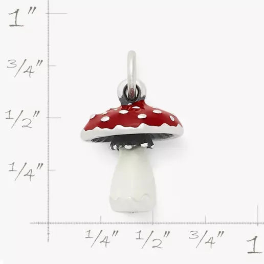 Enamel Mushroom Charm