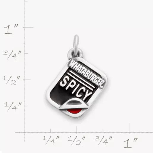 Enamel "Whataburger Spicy" Ketchup Charm