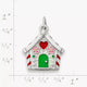 Enamel Gingerbread House Charm