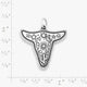 Western Sky Steer Charm