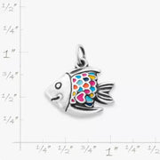 Enamel Happy Fish Charm