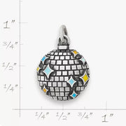 Enamel Disco Ball Charm