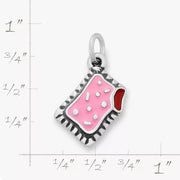 Enamel Frosted Toaster Pastry Charm