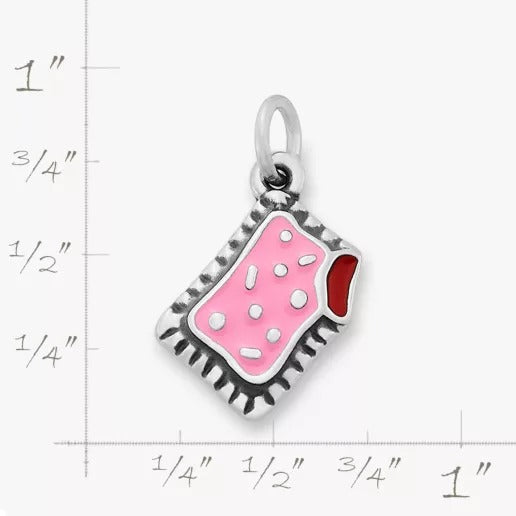 Enamel Frosted Toaster Pastry Charm