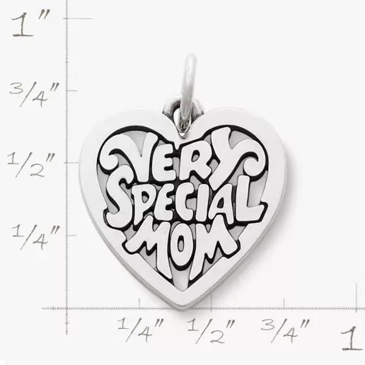 "Very Special Mom" Heart Charm