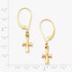 St. Teresa Cross Dangle Earrings