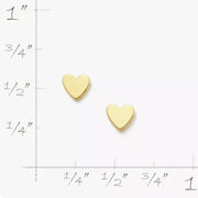 Tiny Heart Studs