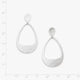 Hammered Open Drop Earrings
