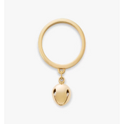 Jingle Bell Charm Dangle Ring