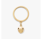 Jingle Bell Charm Dangle Ring