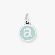 Enamel Initial Disc Charm