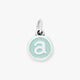 Enamel Initial Disc Charm