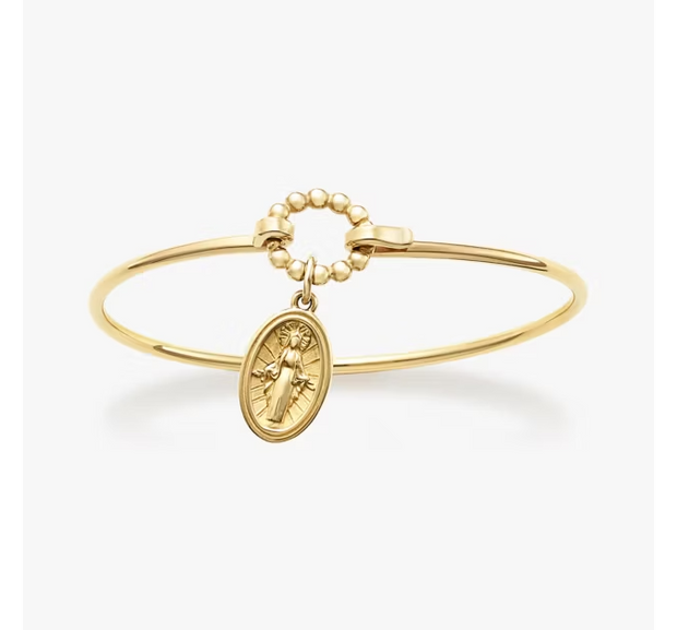 Virgin Mary Hook-On Bracelet