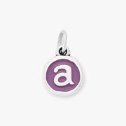 Enamel Initial Disc Charm