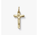 Small Chiseled Crucifix Charm